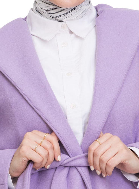 Lavender Feather Jacket - Khotwh
